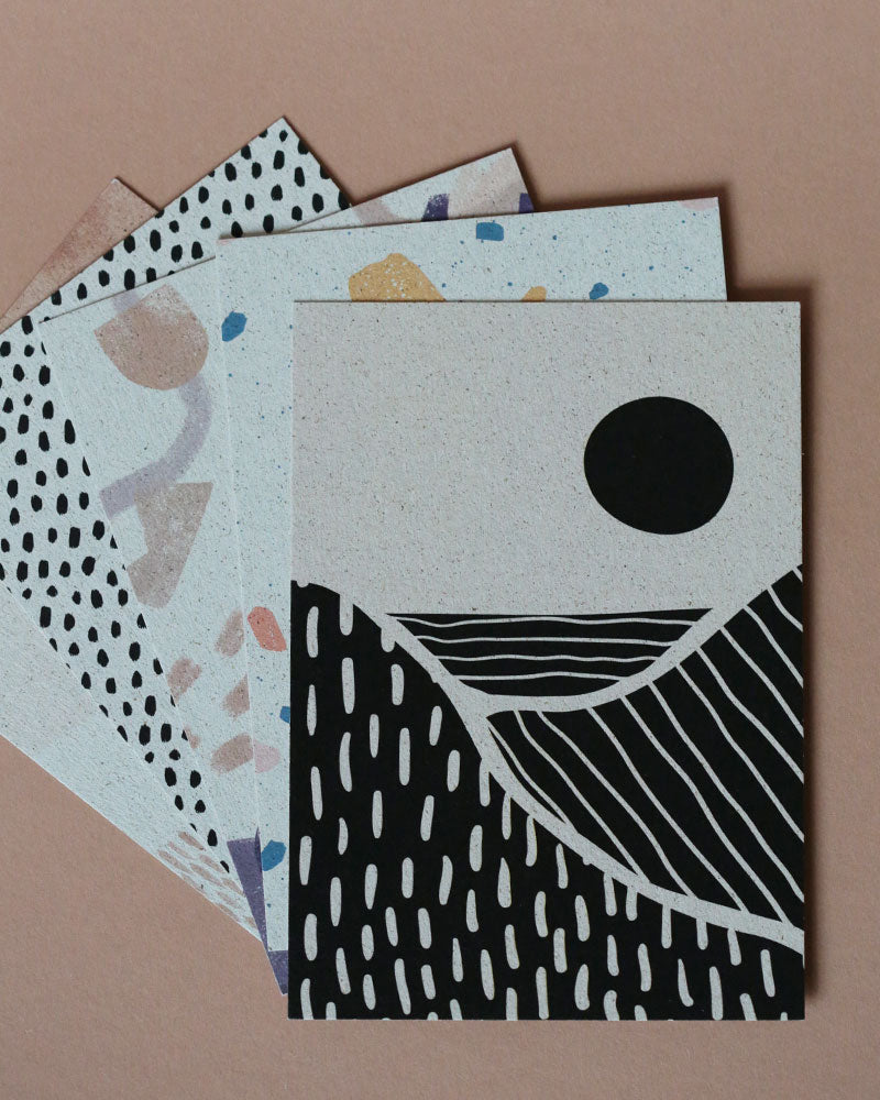 Grußkarte "dusty moon"