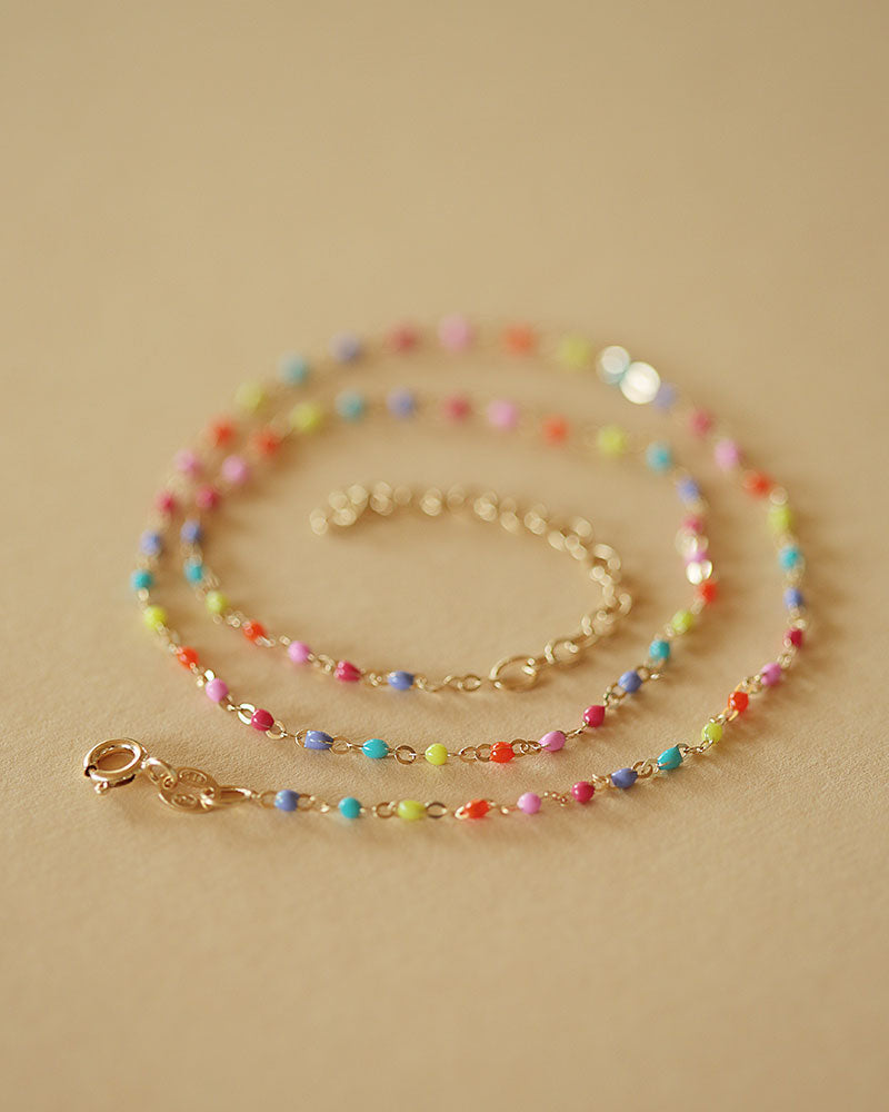 Bunte Perlenkette "Lumi"