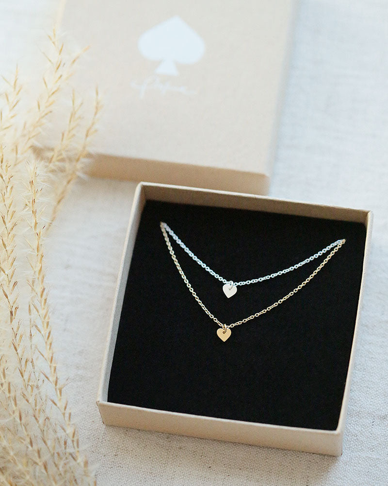 Kurze Kette "tiny heart"