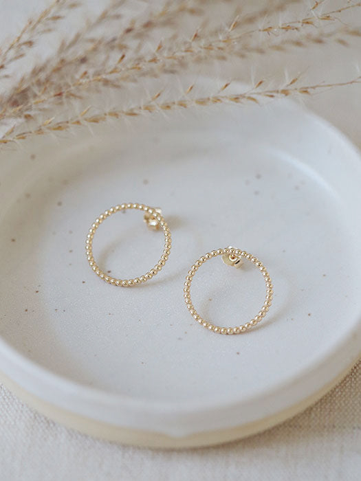 Große Kugel Ohrstecker "Mala"