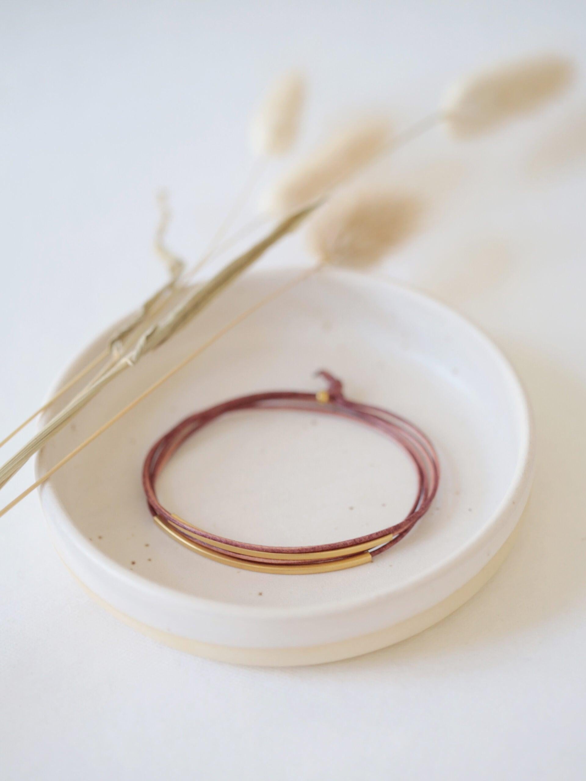 Lederarmband "Tingval"