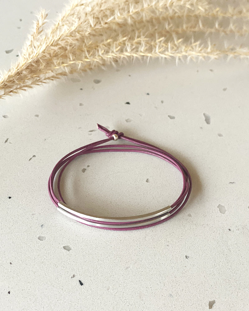 Lederarmband "Tingval"