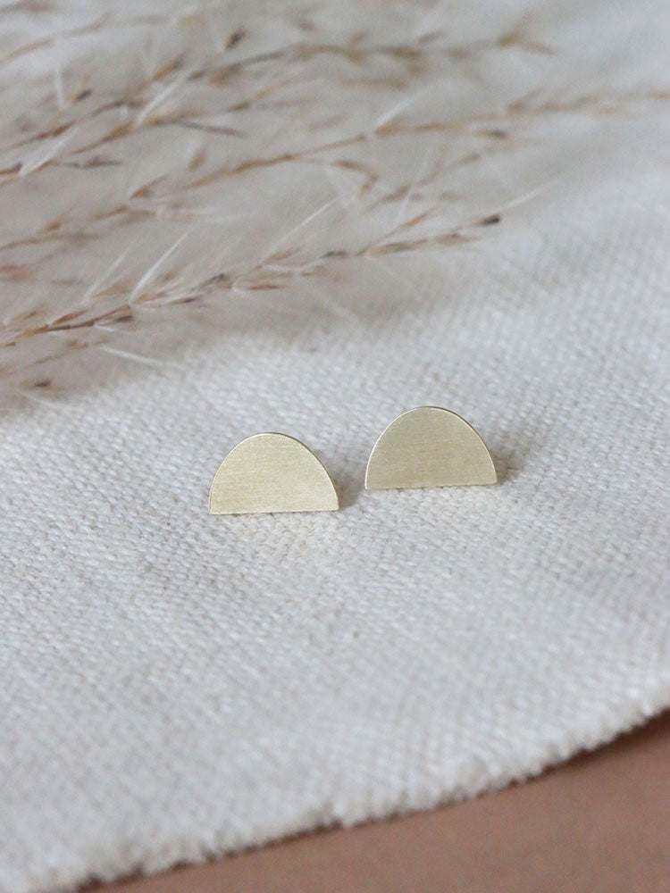 Stud earrings "Moon"