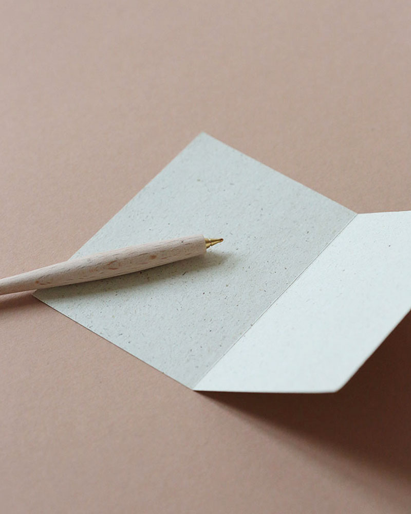 Danke sagen spruch geht mit einer Karte aus Graspapier von pikfine besonders gut