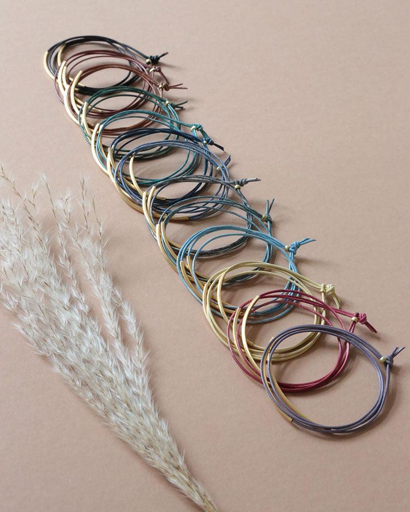 Lederarmband "Tingval"