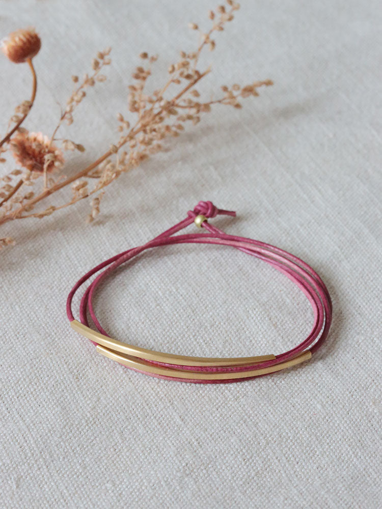 Lederarmband "Tingval"