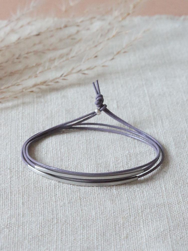 Lederarmband "Tingval"