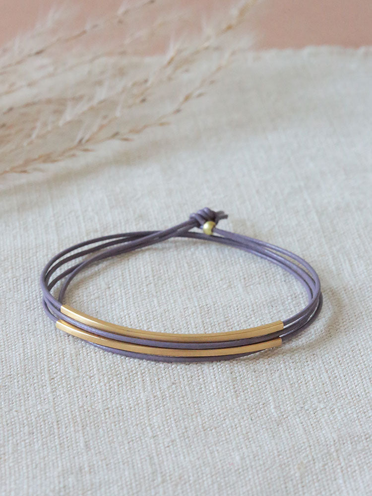 Lederarmband "Tingval"