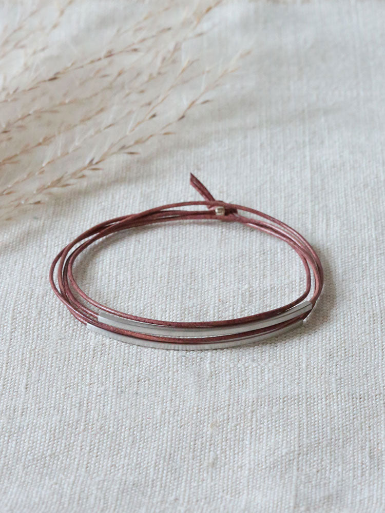 Lederarmband "Tingval"