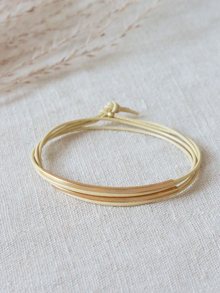 Lederarmband "Tingval"