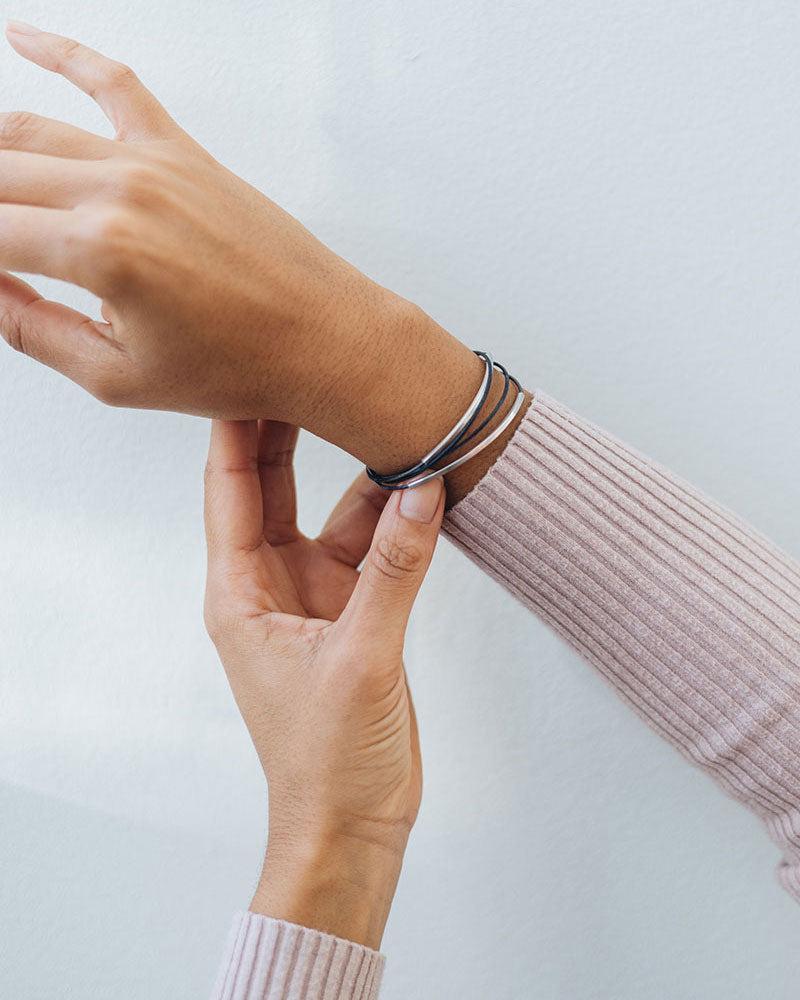 Lederarmband "Tingval"