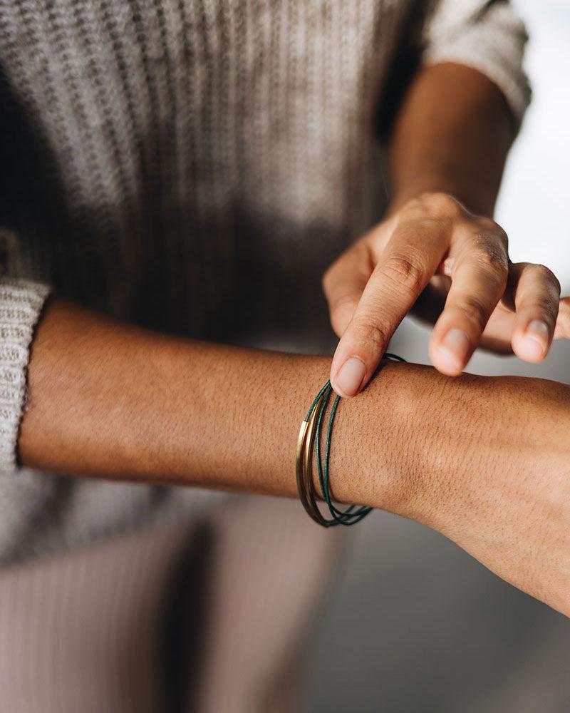 Lederarmband "Tingval"