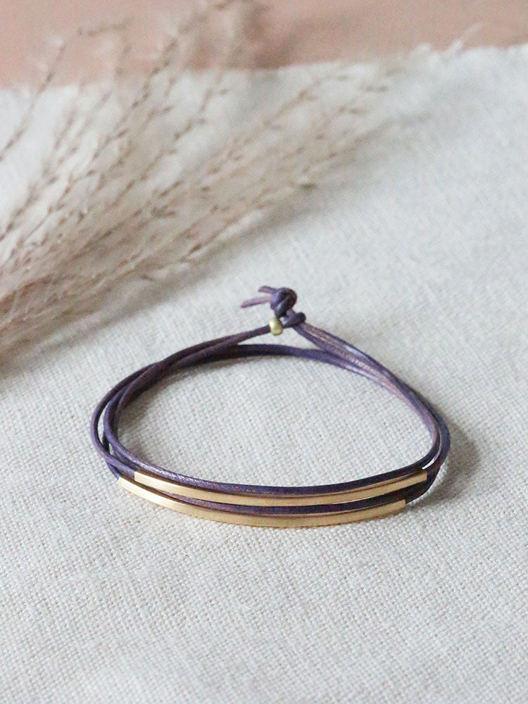 Lederarmband "Tingval"