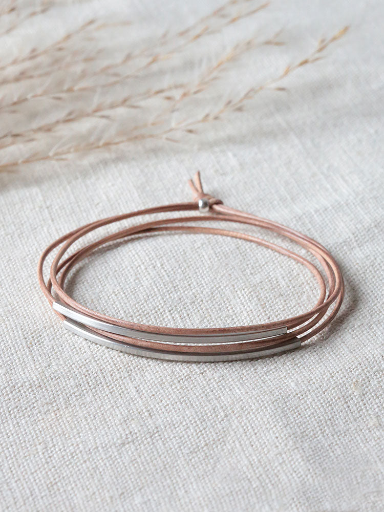Lederarmband "Tingval"