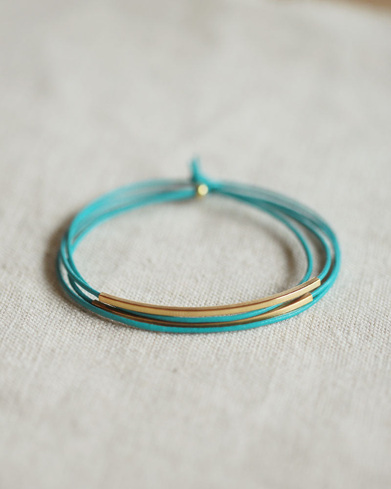 Lederarmband "Tingval"