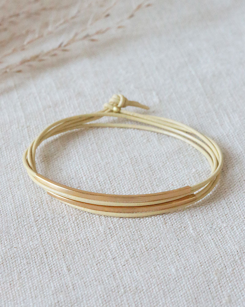 Lederarmband "Tingval"