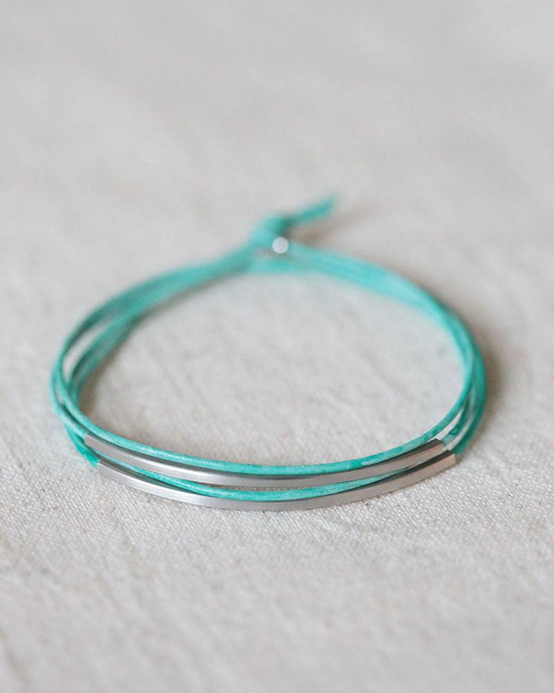 Lederarmband "Tingval"
