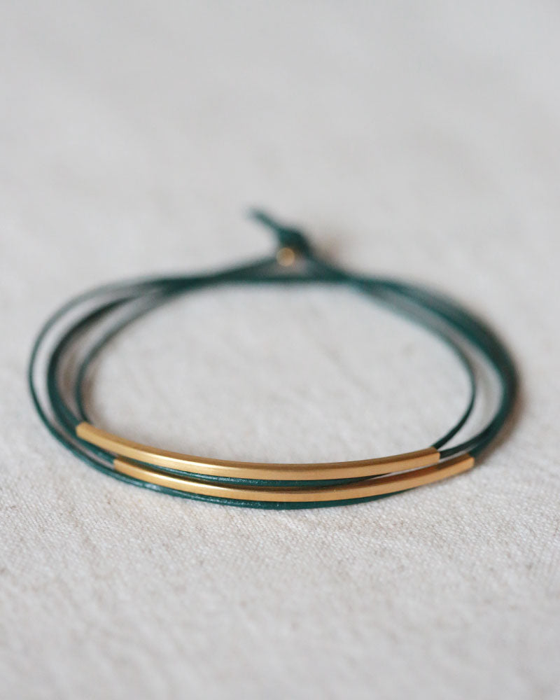 Lederarmband "Tingval"