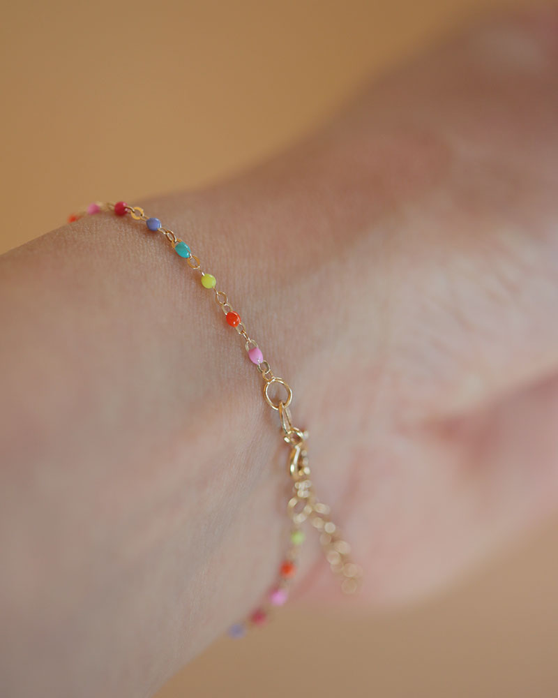 Buntes Perlenarmband "Lumi"