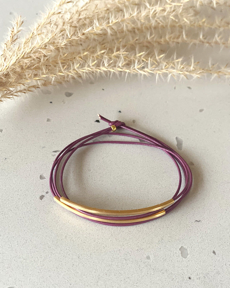 Lederarmband &quot;Tingval&quot;