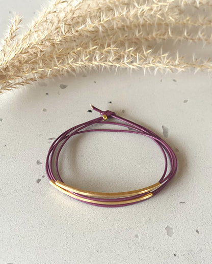 Lederarmband &quot;Tingval&quot;