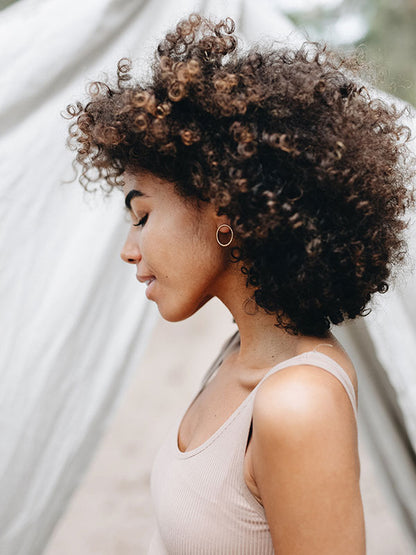 Große Kugel Ohrstecker "Mala"