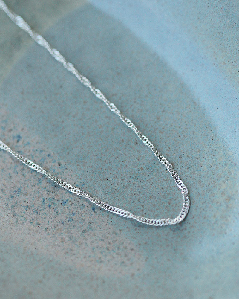 Gedrehte Kette &quot;Ruby&quot;