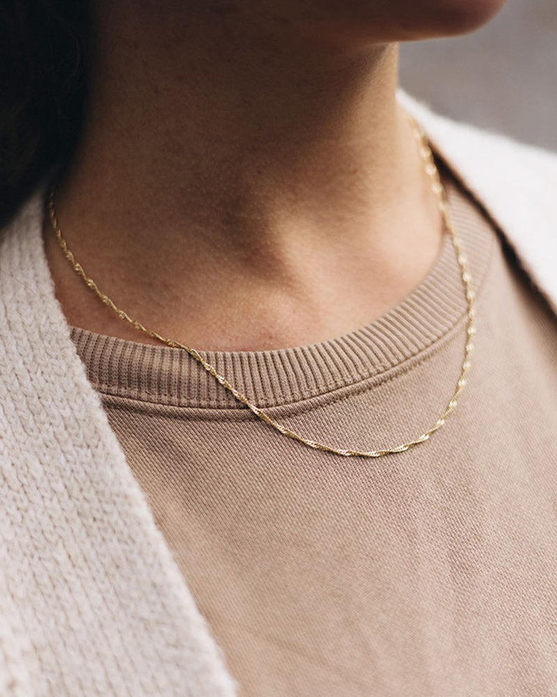 Gedrehte Kette "Ruby"