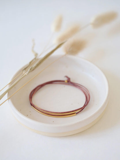 Lederarmband &quot;Tingval&quot;