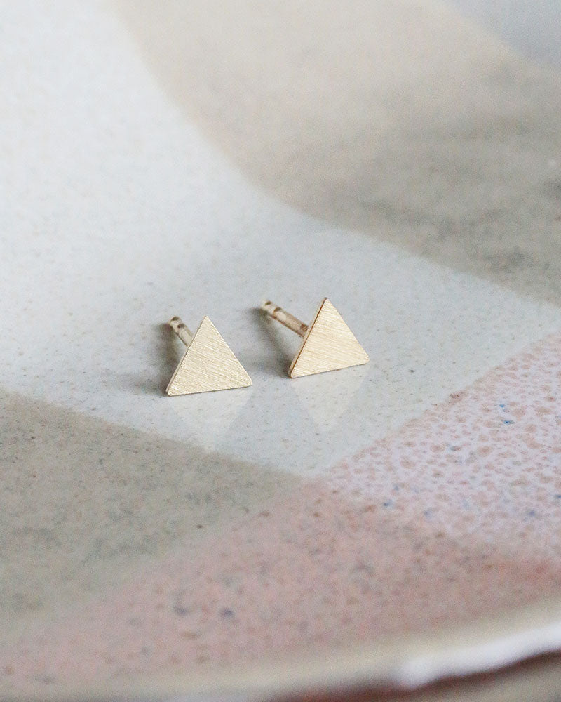 Stud earrings &quot;triangle&quot; 
