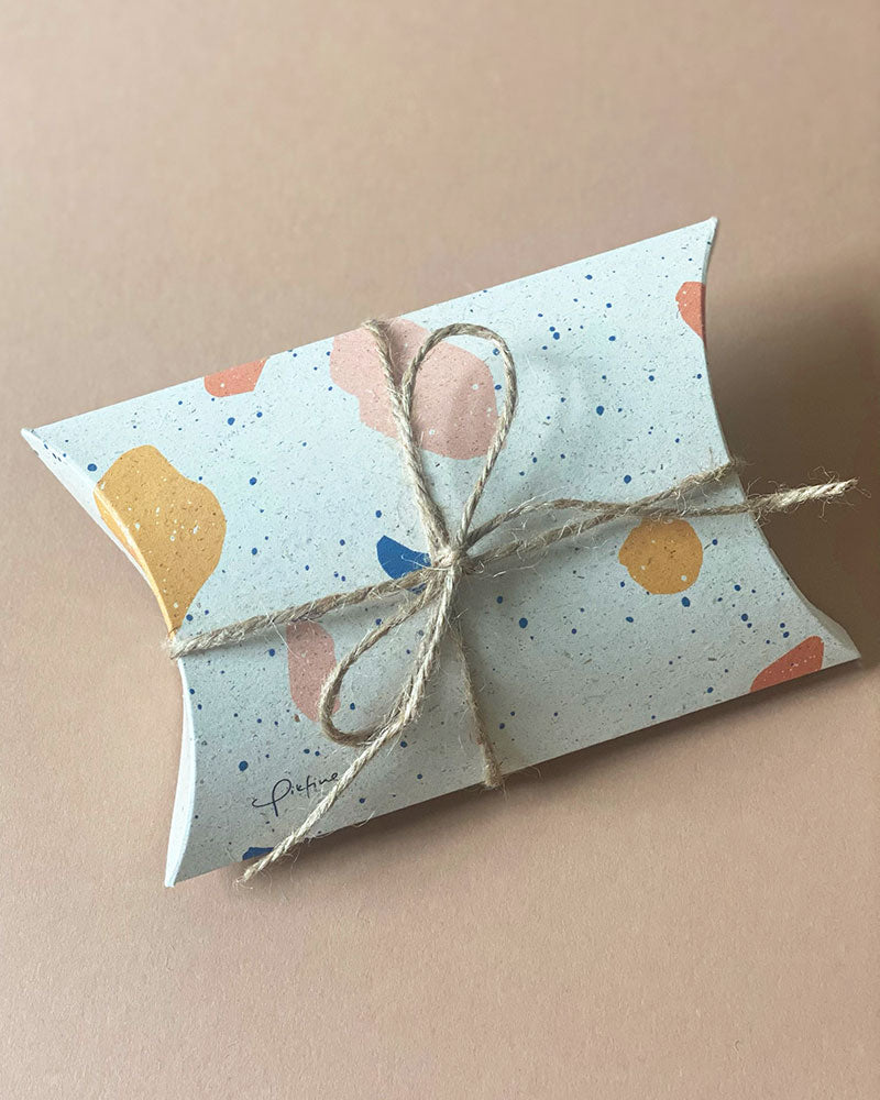 Pillowbox "colourful terrazzo"