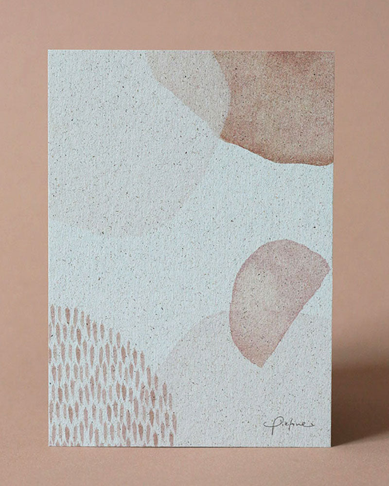 Greeting card &quot;dusty moon&quot;