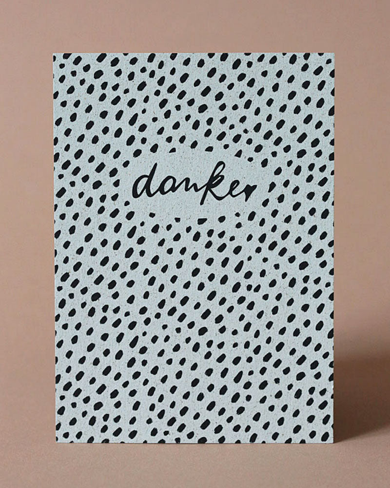 Grußkarte &quot;danke&quot;