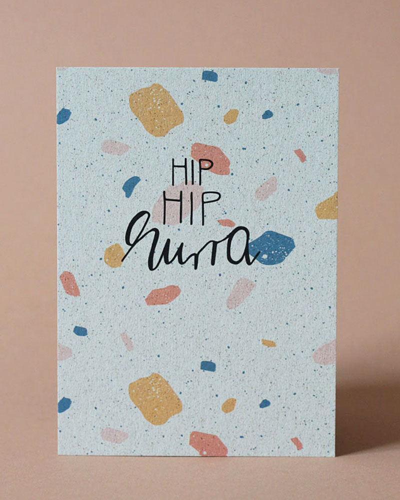 Greeting card &quot;Hip Hip Hurray&quot;