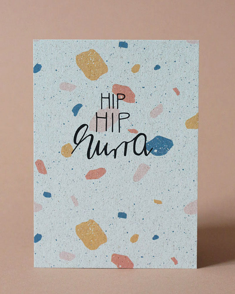 Grußkarte &quot;Hip Hip Hurra&quot;