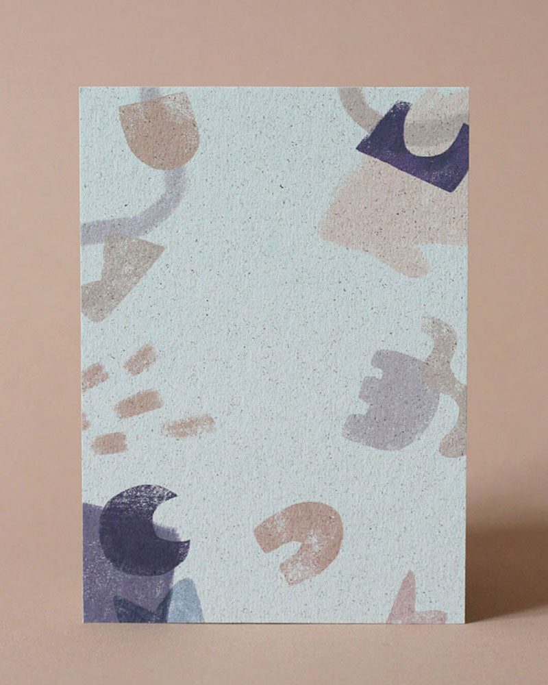 Greeting card &quot;abstract lavender&quot;
