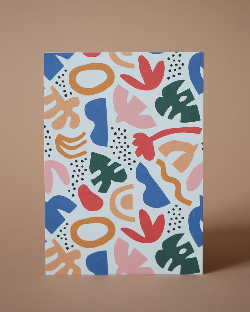 Greeting card &quot;modern botanical&quot;