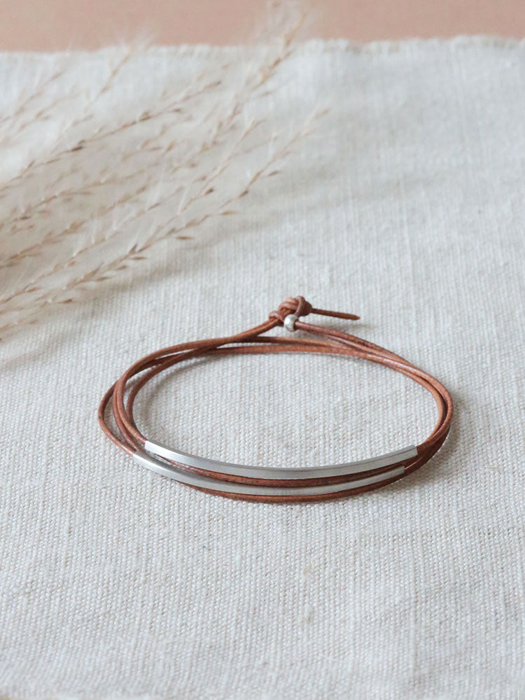 Lederarmband &quot;Tingval&quot;