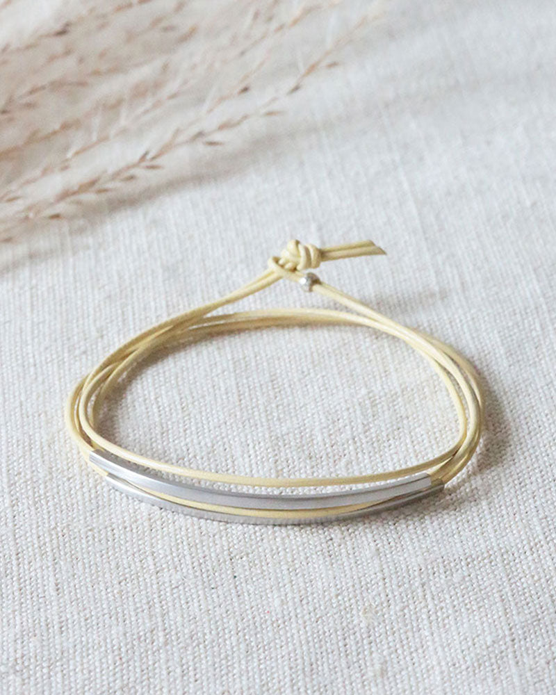 Lederarmband &quot;Tingval&quot;