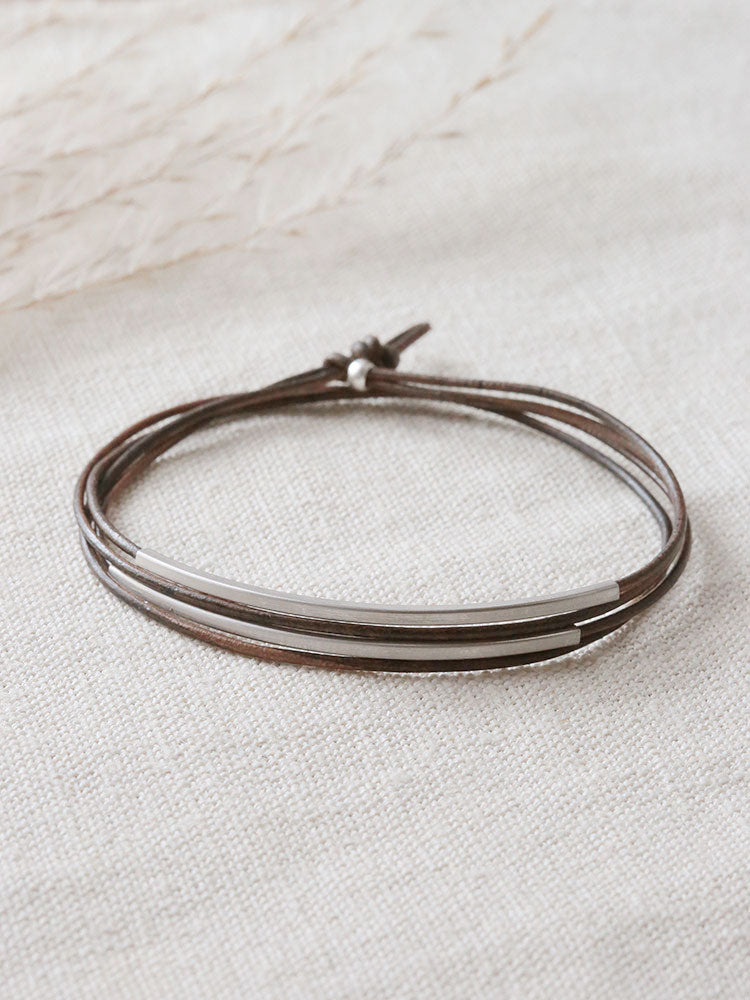 Lederarmband &quot;Tingval&quot;