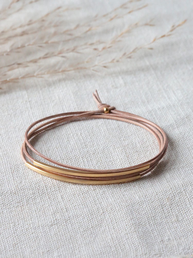 Lederarmband &quot;Tingval&quot;