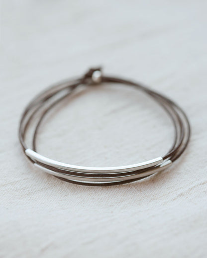 Lederarmband "Tingval"