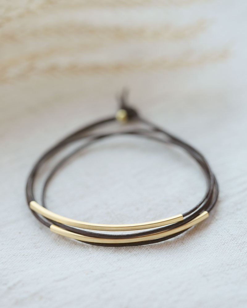 Lederarmband "Tingval"