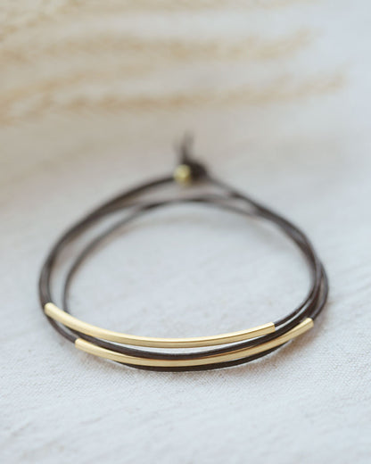 Lederarmband "Tingval"
