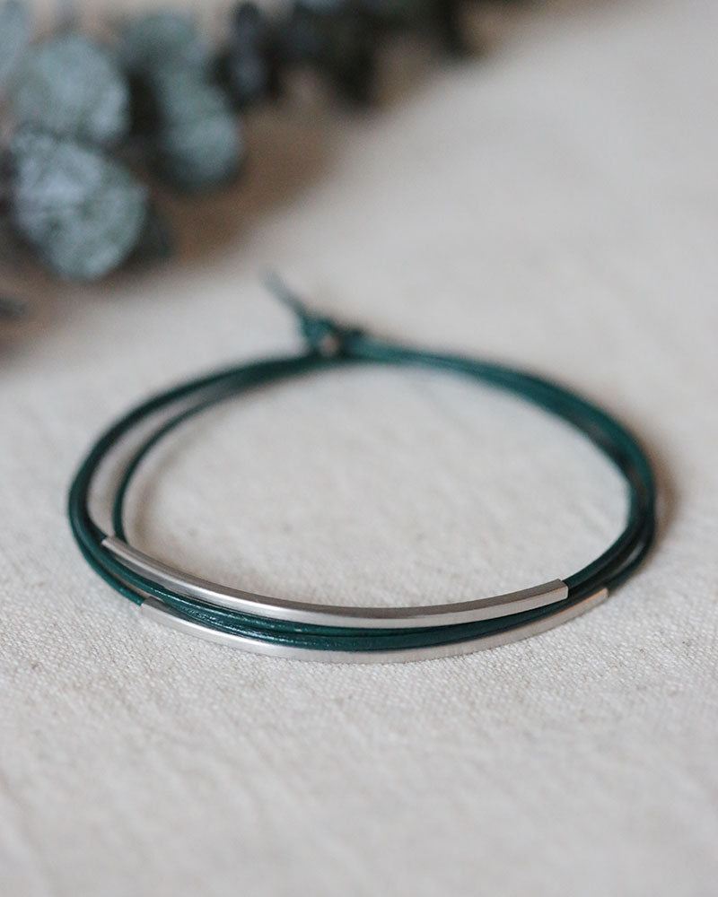 Lederarmband &quot;Tingval&quot;