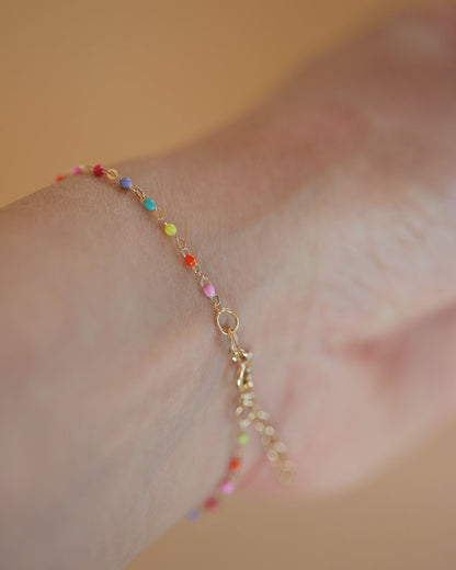 Buntes Perlenarmband &quot;Lumi&quot;