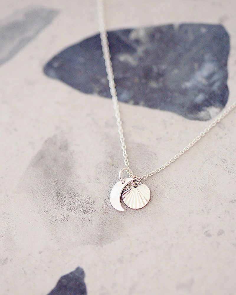 Kurze Kette "Suna" &amp; "Moon"