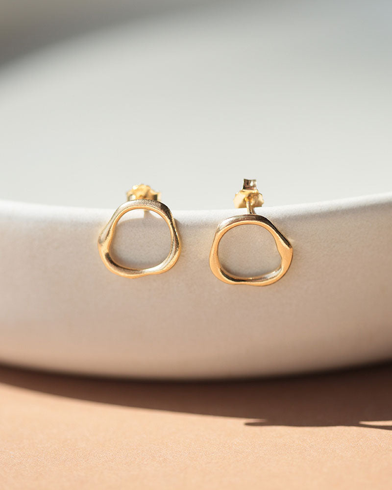 Organische Ohrstecker "Elva"